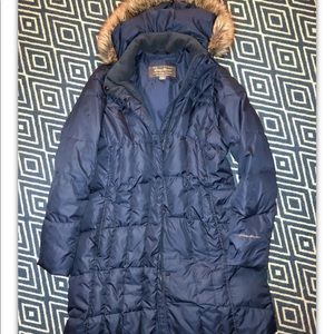 Eddie Bauer down parka sz L